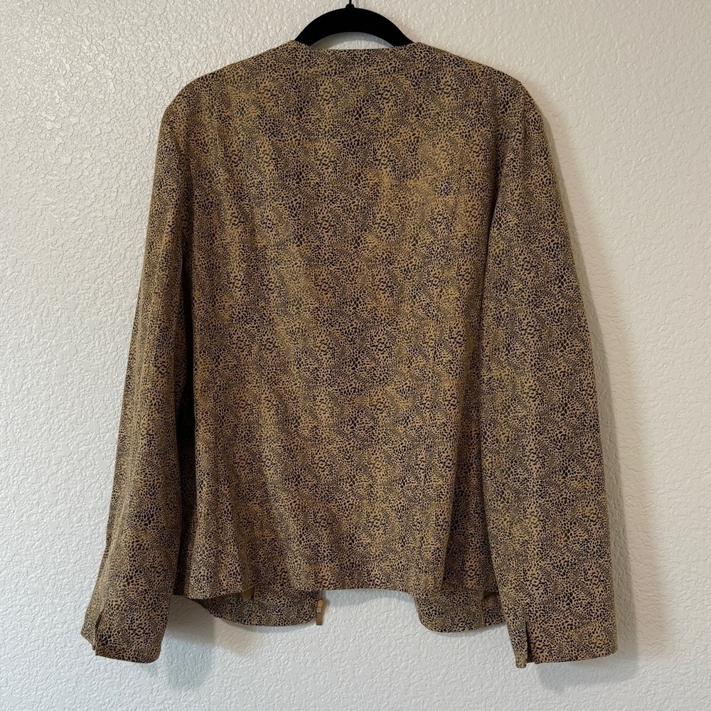 JM Collection Zip Up Jacket - Picture 3 of 7